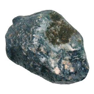 Moosachat Rohstein Rohstück ca. 10 - 15  cm ca. 600 - 800 Gramm