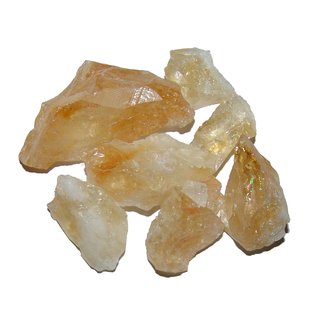 Citrin 100 g (Amethyst gebrannt) kleine Rohsteine...