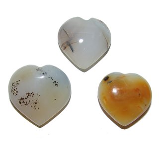 Achat Natur Herz Handschmeichler ca. 35 - 40 mm