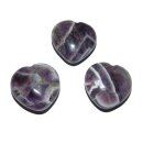 Amethyst gebändert Herz Handschmeichler ca. 25 mm
