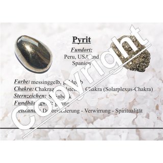 Pyrit auch Katzengold genannt Herz Handschmeichler ca. 40 - 50 mm