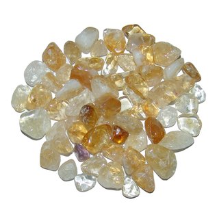 Citrin (Amethyst gebrannt) mini - kleine Trommelsteine...