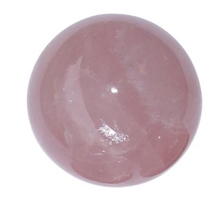 Rosenquarz Kugel ca. 35 - 36  mm Ø, A*extra Qualität aus Madagaskar super klare rosa Farbe
