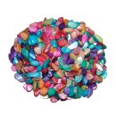 Perlmutt mini Trommelsteine bunt coloriert ca. 4 - 10 mm...