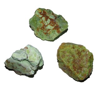 Opal grün Rohstück Rohstein ca. 40 - 70 mm