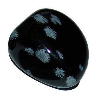 Schneeflockenobsidian Trommelstein Handschmeichler Super A* Qualitt und Polierung ca. 25 - 30 mm