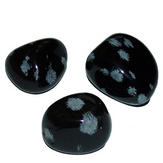 Schneeflockenobsidian Trommelstein Handschmeichler Super A* Qualitt und Polierung ca. 25 - 30 mm