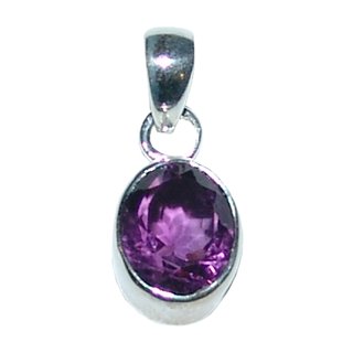 Amethyst facettierter 925er Silber Anhnger ca. 15 mm Super A* Qualitt