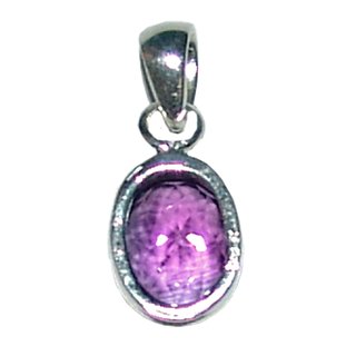 Amethyst facettierter 925er Silber Anhnger ca. 15 mm Super A* Qualitt