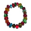 Bergkristall coloriert Armband polierte Nuggets ca. 10...