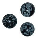 Schneeflockenobsidian 20 mm Kugel auch als Handschmeichler