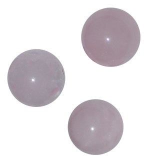 Rosenquarz 20 mm Kugel auch als Handschmeichler