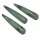 Neue Jade Massage Stab / Griffel konische Form, gute Steinqualität ca. 90 mm
