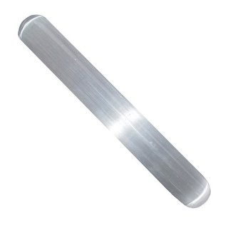 Selenit Massage Stab / Griffel ca. 150 x 20 mm