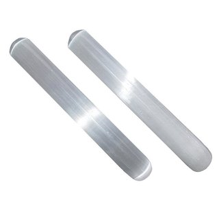 Selenit Massage Stab / Griffel ca. 150 x 20 mm