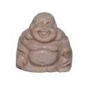 Rhodonit Buddha ca. 25 x 30 mm Happy Buddha sitzend