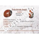 Polychrom Jaspis flacher Trommelstein Handschmeichler ca. 25 - 35 mm