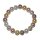 Muschelkern Perlen Kugel Armband 10 mm pastell farben  auf stabilem Stretchband aufgezogen