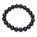 Muschelkern Perlen Kugel Armband 10 mm grau matt auf...