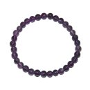 Amethyst Kugel Armband 6 mm Ø schöne lila...