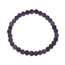 Amethyst Kugel Armband 6 mm  schne lila Farbe auf...