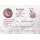 Rhodonit Kugel Armband 6 mm schöne rosa Farbe auf stabilem Stretchband augezogen ideal auch gegen Prüfungsangst