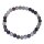 Fluorit lila  Kugel Armband 6 mm auf stabilem Stretchband aufgezogen