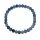 Blauquarz Kugel Armband 6 mm auf stabilem Stretchband aufgezogen