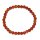 Achat Carneol Kugel Armband 6 mm auf stabilem Stretchband aufgezogen