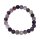 Fluorit lila  Kugel Armband 8 mm auf stabilem Stretchband aufgezogen