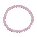 Rosenquarz Kinder Mdchen Armband ca. 4 mm Kugel, auf...