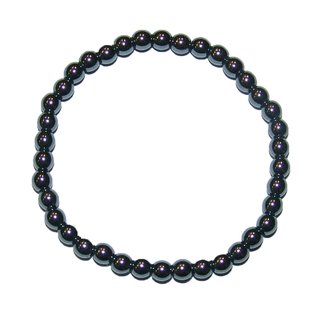 Hmatit Kinder Armband  Kugel ca. 4 mm, auf Strechband ca. 13 - 15 cm