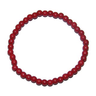 Bambus Koralle Kinder Mdchen Armband Kugel ca. 4 mm, auf Strechband ca. 13 - 15 cm