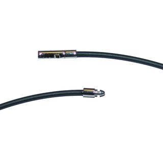 Kautschuk Band Reif schwarz 3mm mit stabilem Edelstahl Clipverschluss verschiedene Lngen whlbar