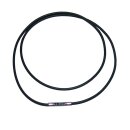 Kautschuk Band Reif schwarz 3mm mit stabilem Edelstahl Clipverschluss verschiedene Längen wählbar