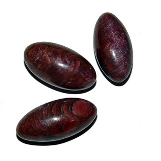 Rubin Trommelstein Handschmeichler oval A* extra Qualitt ca. 35 - 40 mm