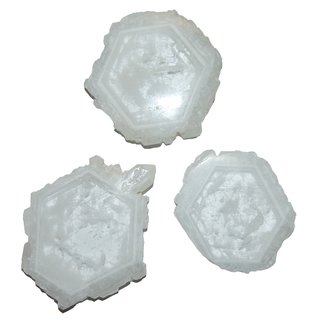 Querschnitt von Pineapple Quarz Variett des Bergkristalls Raritt ca. 45 - 60 mm