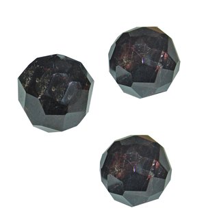 Granat Almandin  facettierter polierter Trommelstein XL ca. 35 - 40  mm Handschmeichler ugs. Karfunkelstein