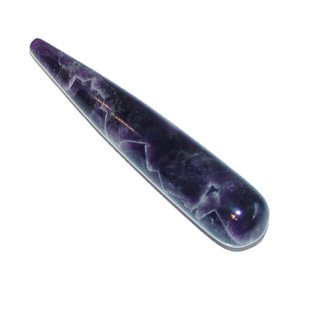 Amethyst gebndert Massage Stab Griffel konische Form A* extra Qualitt