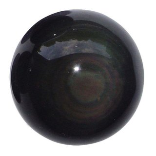 Regenbogen Obsidian Kugel ca. 45 - 48 mm Ø A* extra schimmerndes Farbspiel