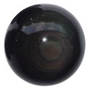 Regenbogen Obsidian Kugel  ca. 50 - 55 mm Ø A* extra...