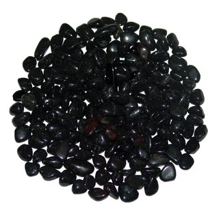 Turmalin schwarz Schrl medium Trommelsteine ca. 10 - 15 mm 100 g