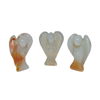 Achat natur  Engel Figur Schutzengel  ca. 22 x 33 mm