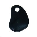 Achat schwarz gefrbt Anhnger Free Form ca, 40 x 30 mm,...