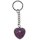 Amethyst Herz Schlsselanhnger ca. 25 mm mit Kette und...