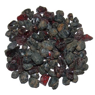 100 Gramm Granat mini Rohsteine Rohstücke Wassersteine...