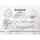 Schatzkiste gefüllt mit Bergkristall Kristallen...