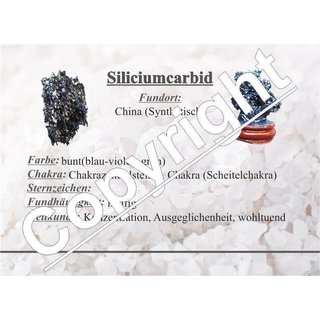 6 Stck Siliziumkarbid Silizium Silicium Carbid kleine Rohstcke ca. 15 - 20 mm Geschenk give away