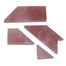 Rosenquarz Edelstein T Puzzle, Geschicklichkeits Spiel...