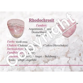 Rhodochrosit Armband Linse ca. 8 mm, auf Stretchband ca. 19 - 20 cm